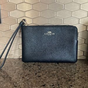 Coach Corner Zip Wristlet